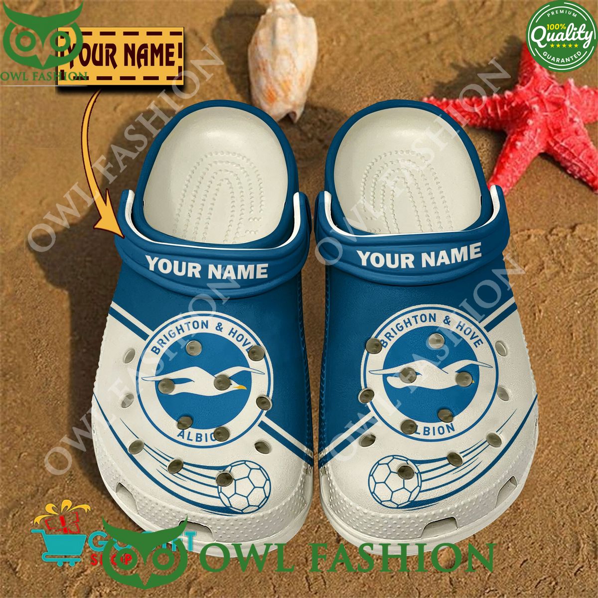 Customized Brighton & Hove Albion F.C EPL Limited Crocs It is too funny