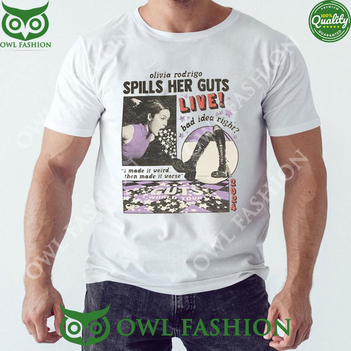 Guts Merch Shop Or Spills Her Guts Live 2024 Shirt Nice Pic