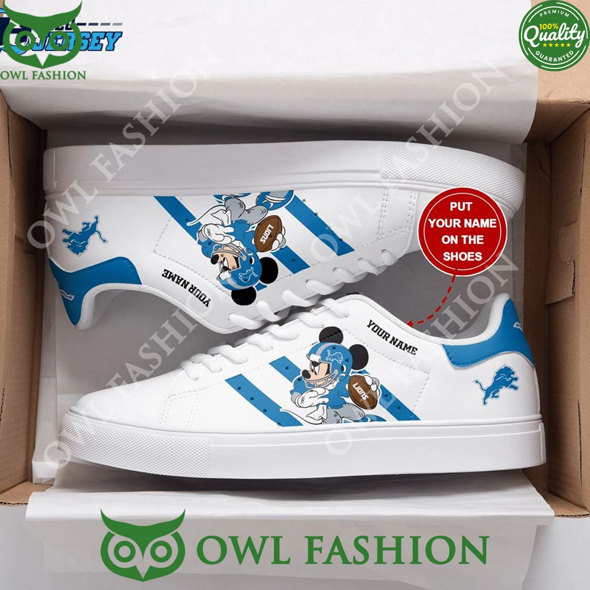 mickey mouse detroit lions personalized stan smith nfl shoes 1 8SBAY.jpg