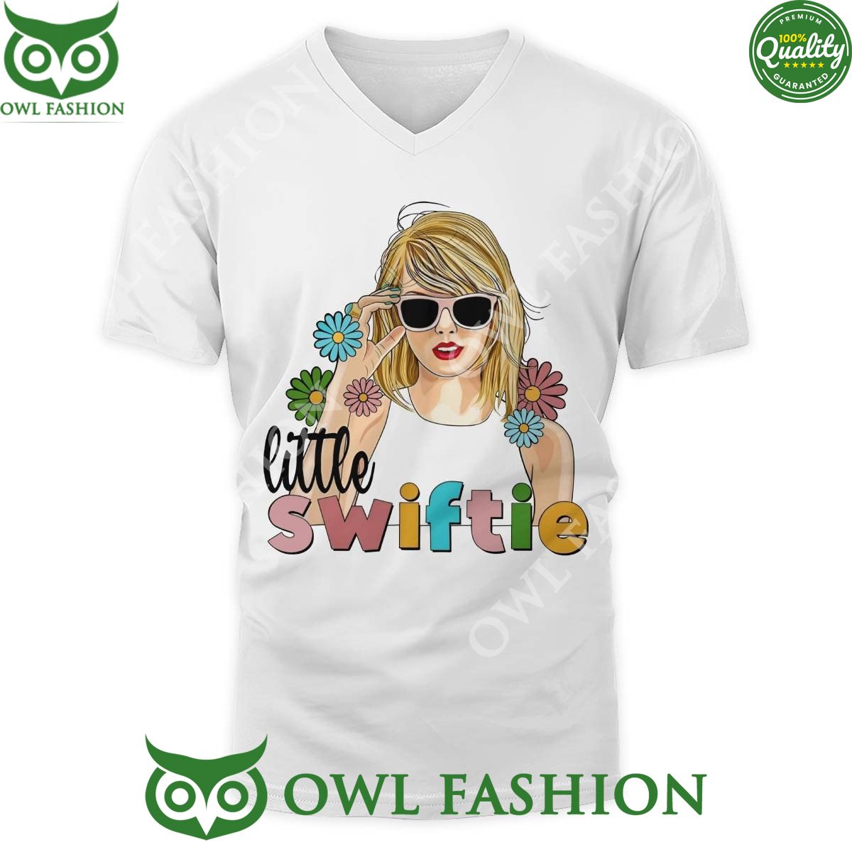 Taylor Swift Little Swiftie Fandom White T shirt Sizzling