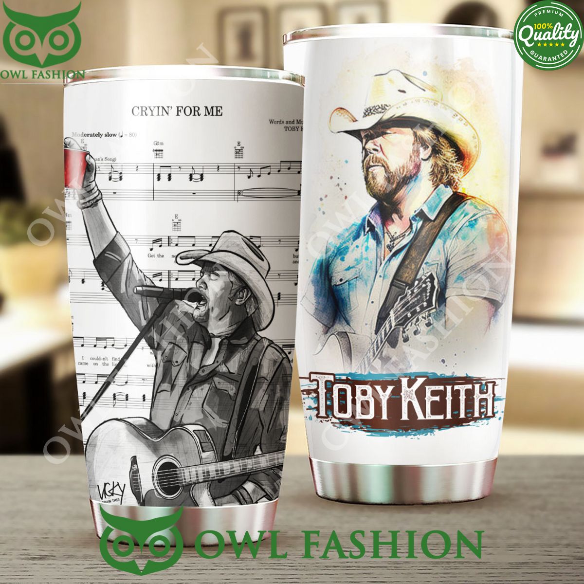 Toby Keith Crying For Me Limited Tumbler Cup She has grown up know