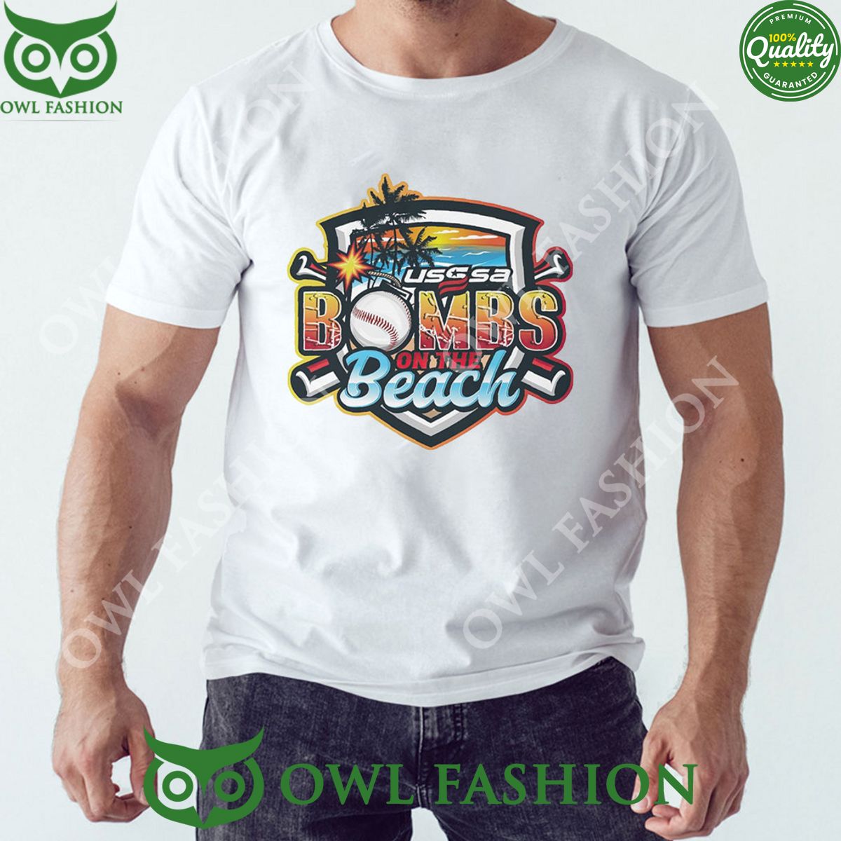 usssa florida baseball bombs on the beach 2024 logo t shirt 1 G4S3K.jpg