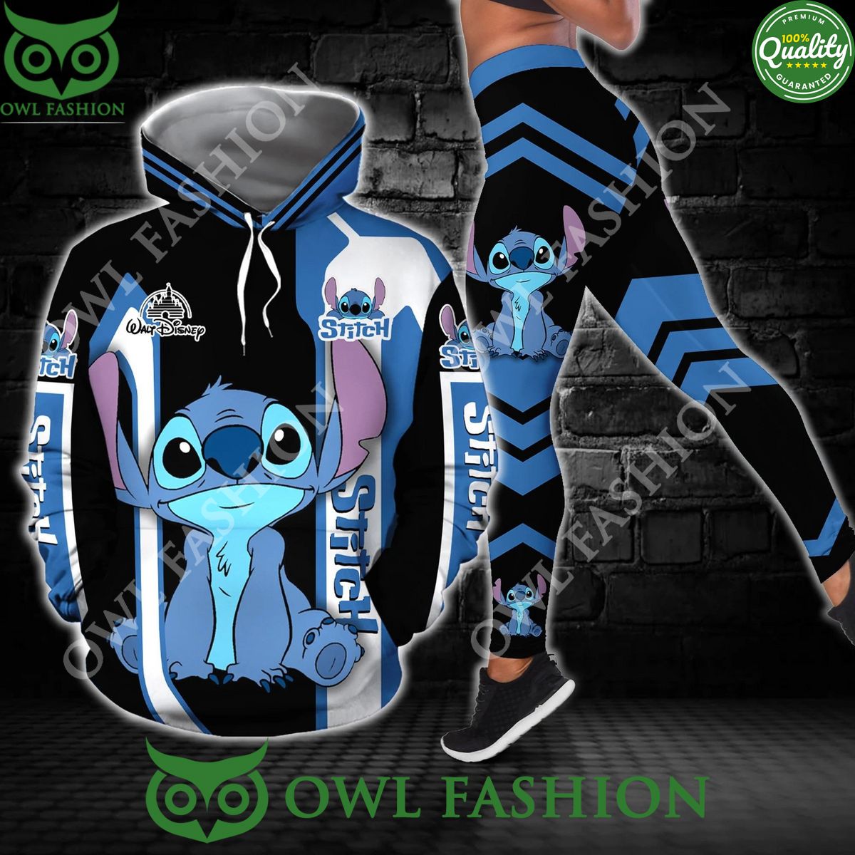 Stitch 2023 Walt Disney Hoodie Leggings - Owl Fashion Shop