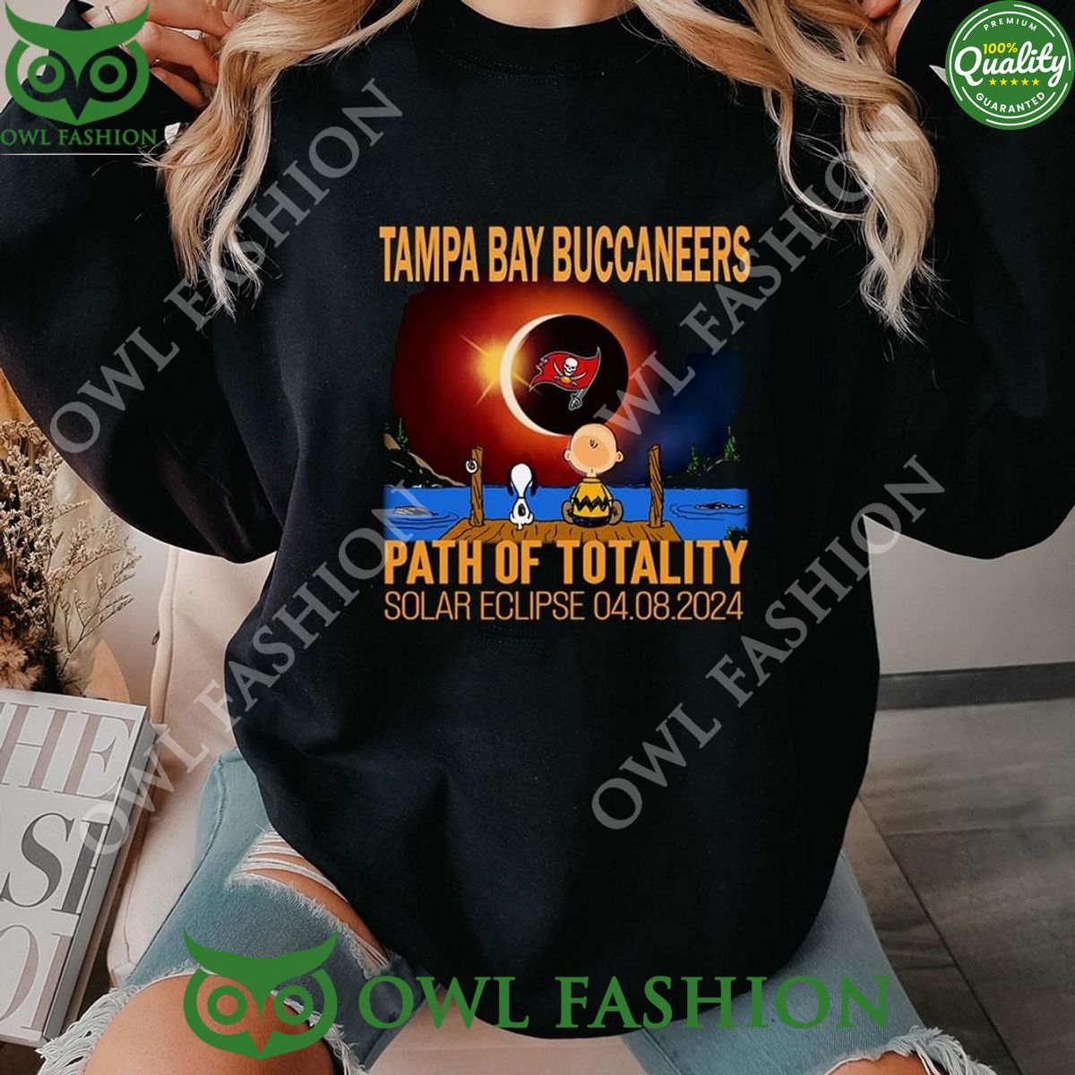 2024 tampa bay buccaneers path of totality solar eclipse 2024 shirt hoodie ladies tee 1