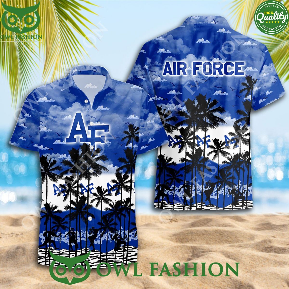 air force falcons ncaa hawaiian shirt summer limited version 2024 1