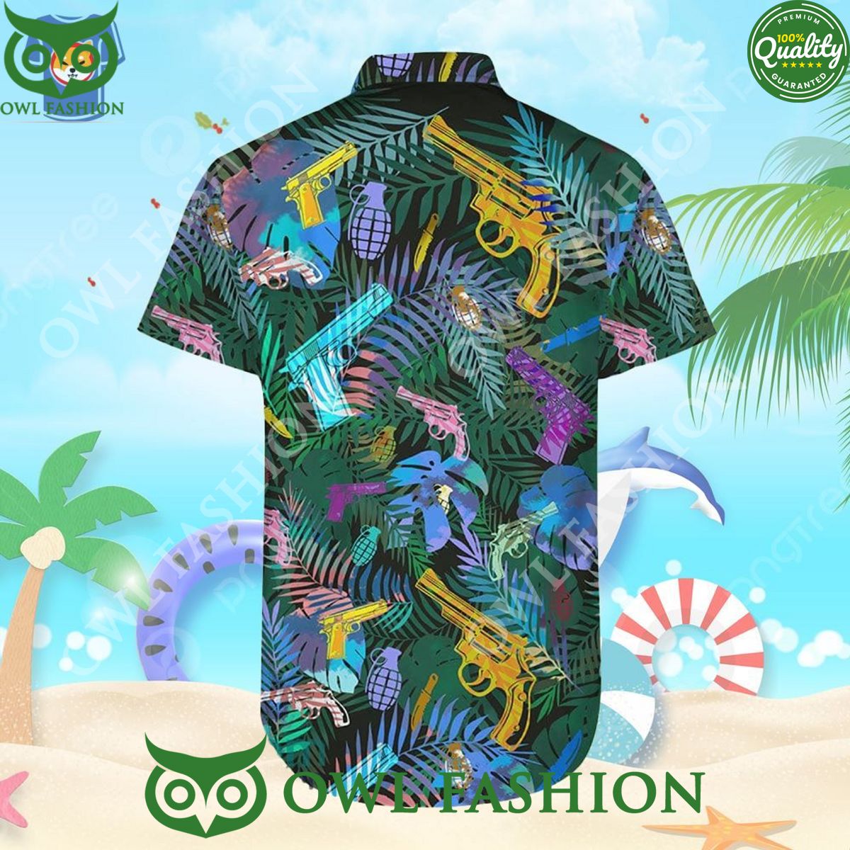 aloha colorful short gun tropical pattern sumer hawaiian shirt 1 XFzhI.jpg