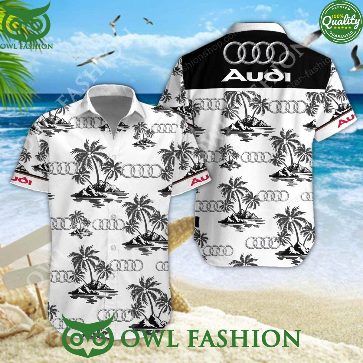 audi automotive manufacturer german custom color hawaiian shirt and short 1 Es6xn.jpg