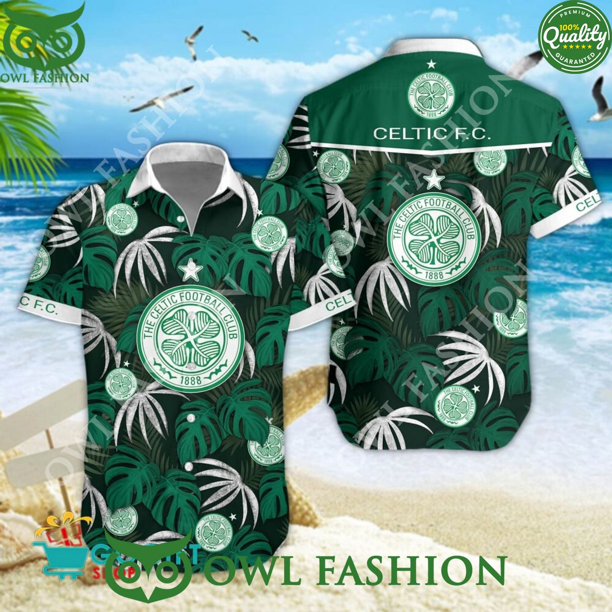 Celtic F.C. Scottish Football Champion Limited Hawaiian Shirt Coolosm
