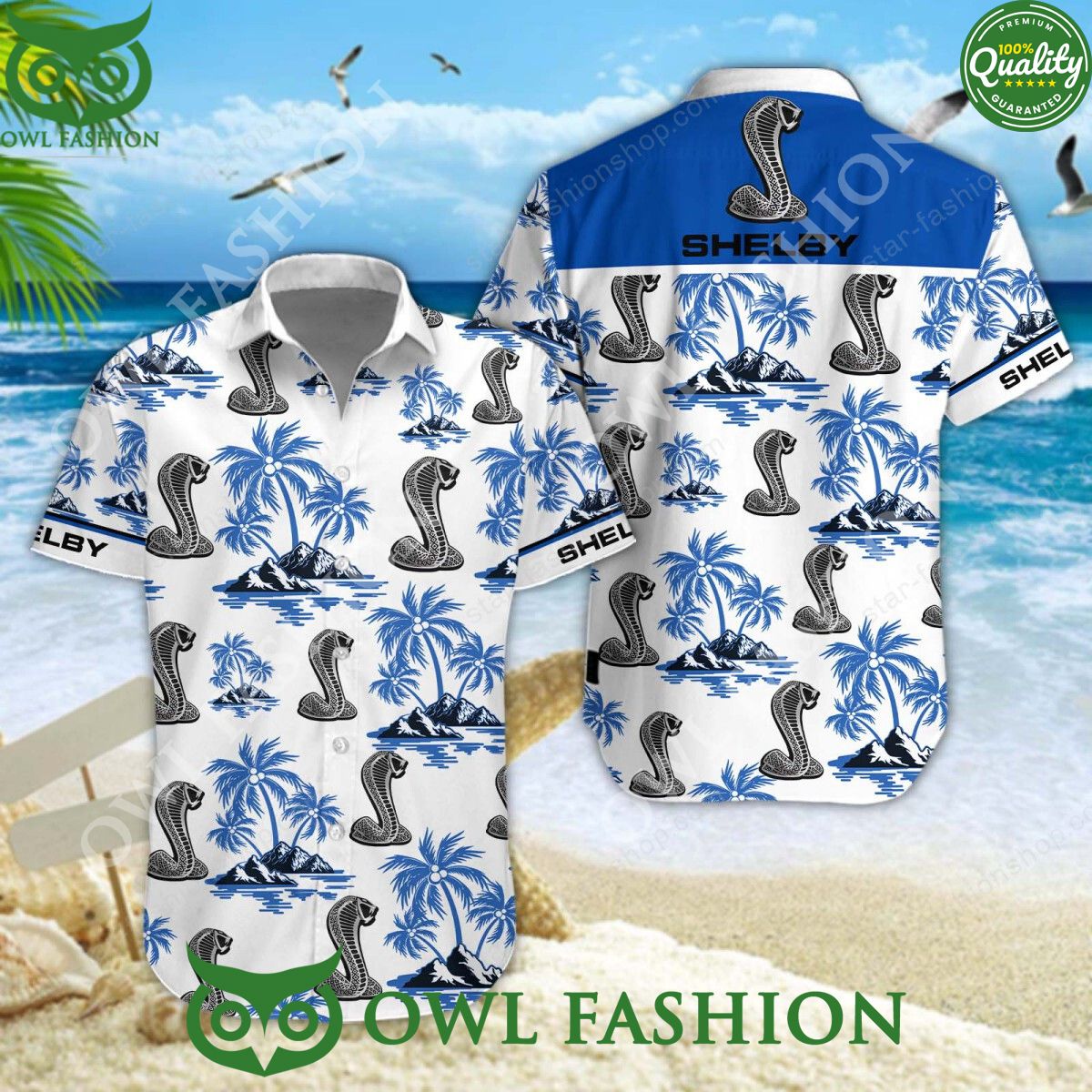 ford shelby automobile brand logo hawaiian shirt and short 1 Wl41C.jpg
