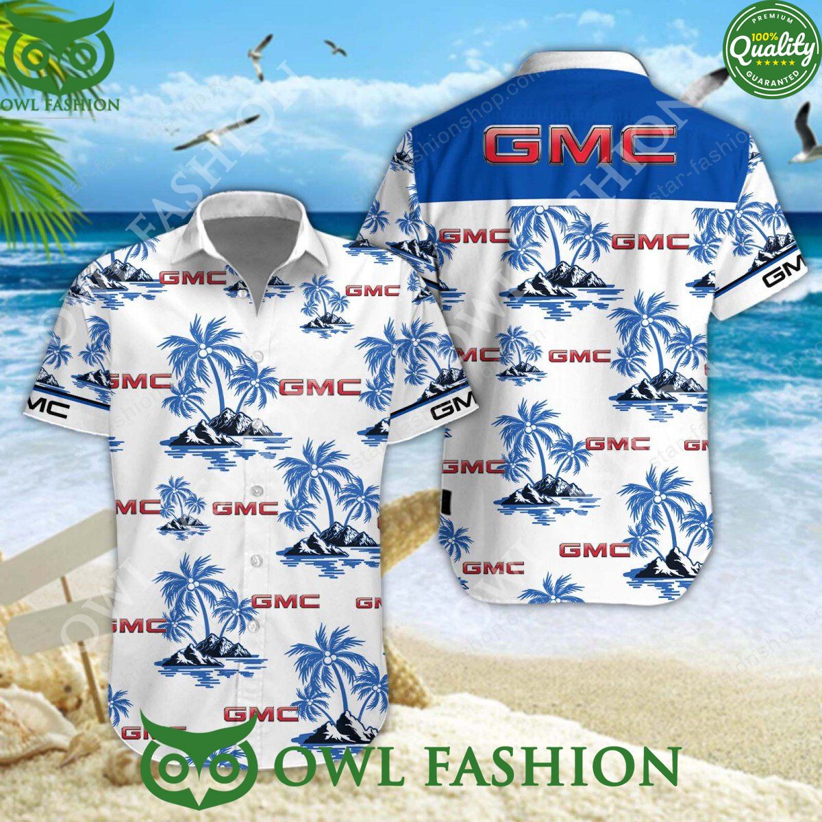 gmc car american automotive general motors hawaiian shirt and short 1 vCH2p.jpg