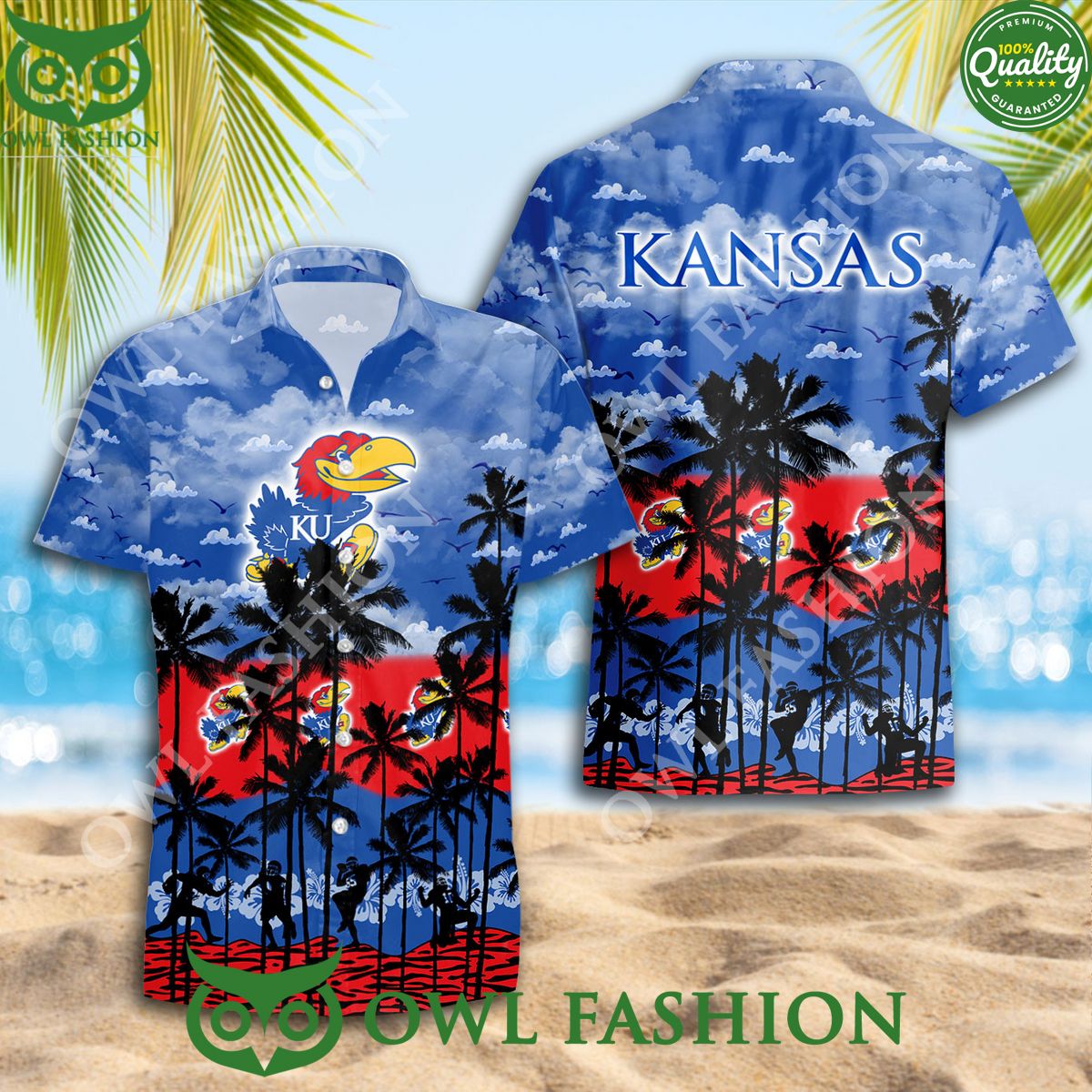 Kansas Jayhawks NCAA New Designed Trending 2024 Hawaiian Shirt Cool DP