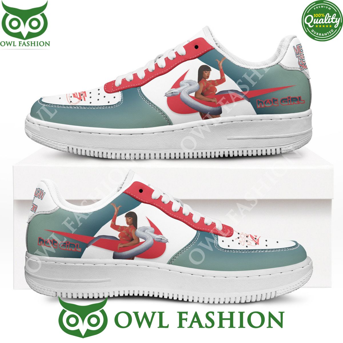 megan thee stalion american rapper hot girl pink naf shoes air force 1 PnOIo.jpg
