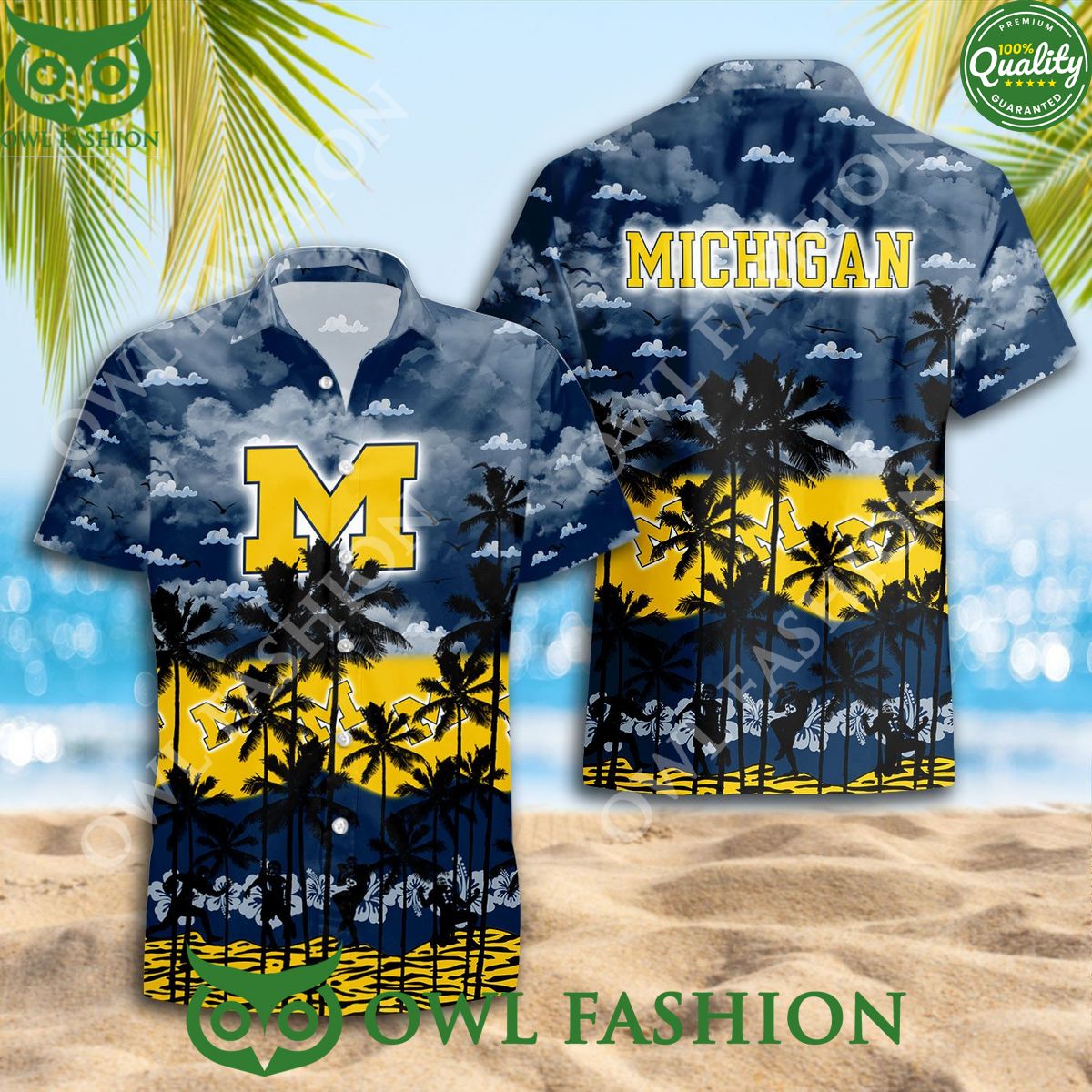 Michigan Wolverines Trending Summer 2024 Limited Hawaiian Shirt Long time