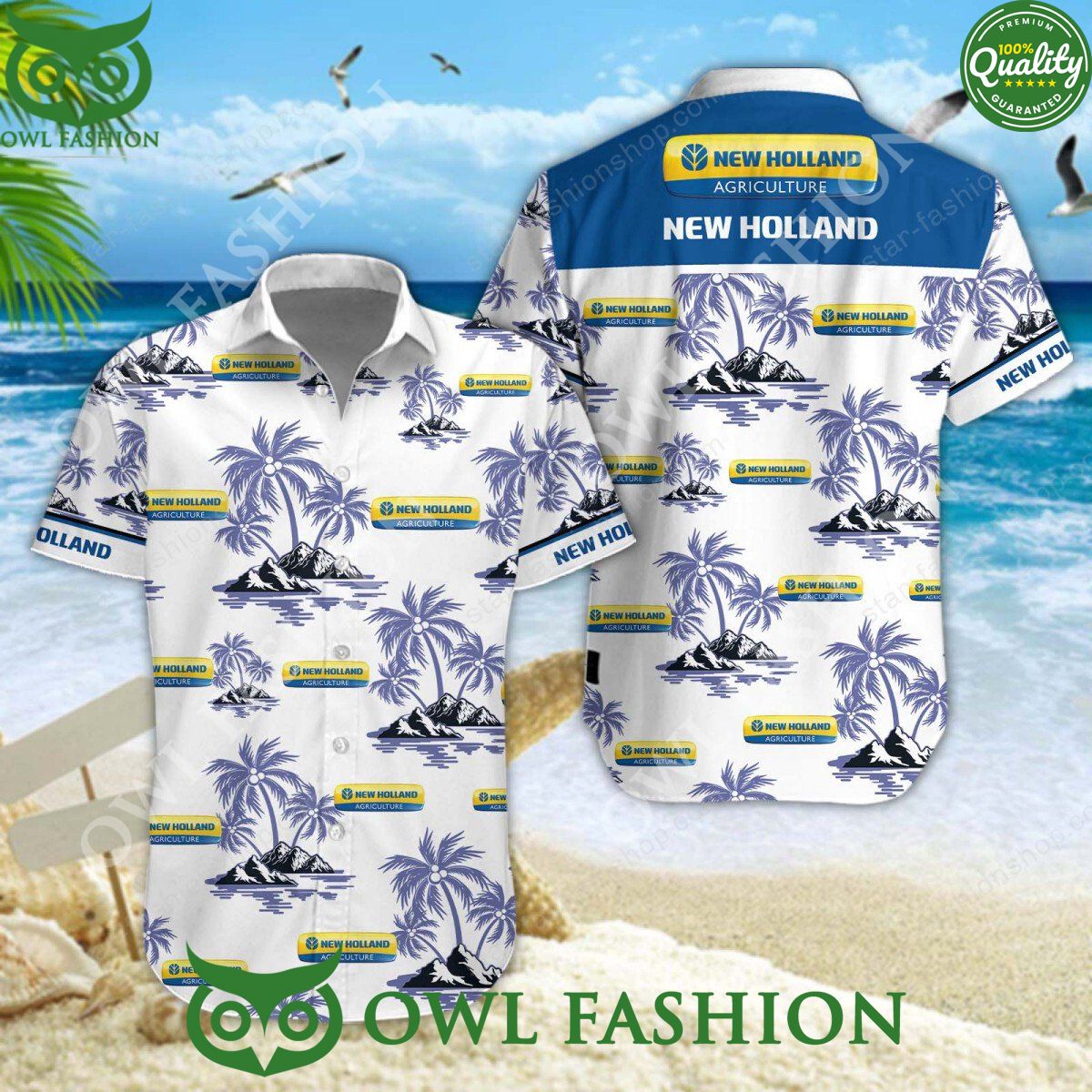new holland agriculture machinery company hawaiian shirt and short 1 7R9oc.jpg