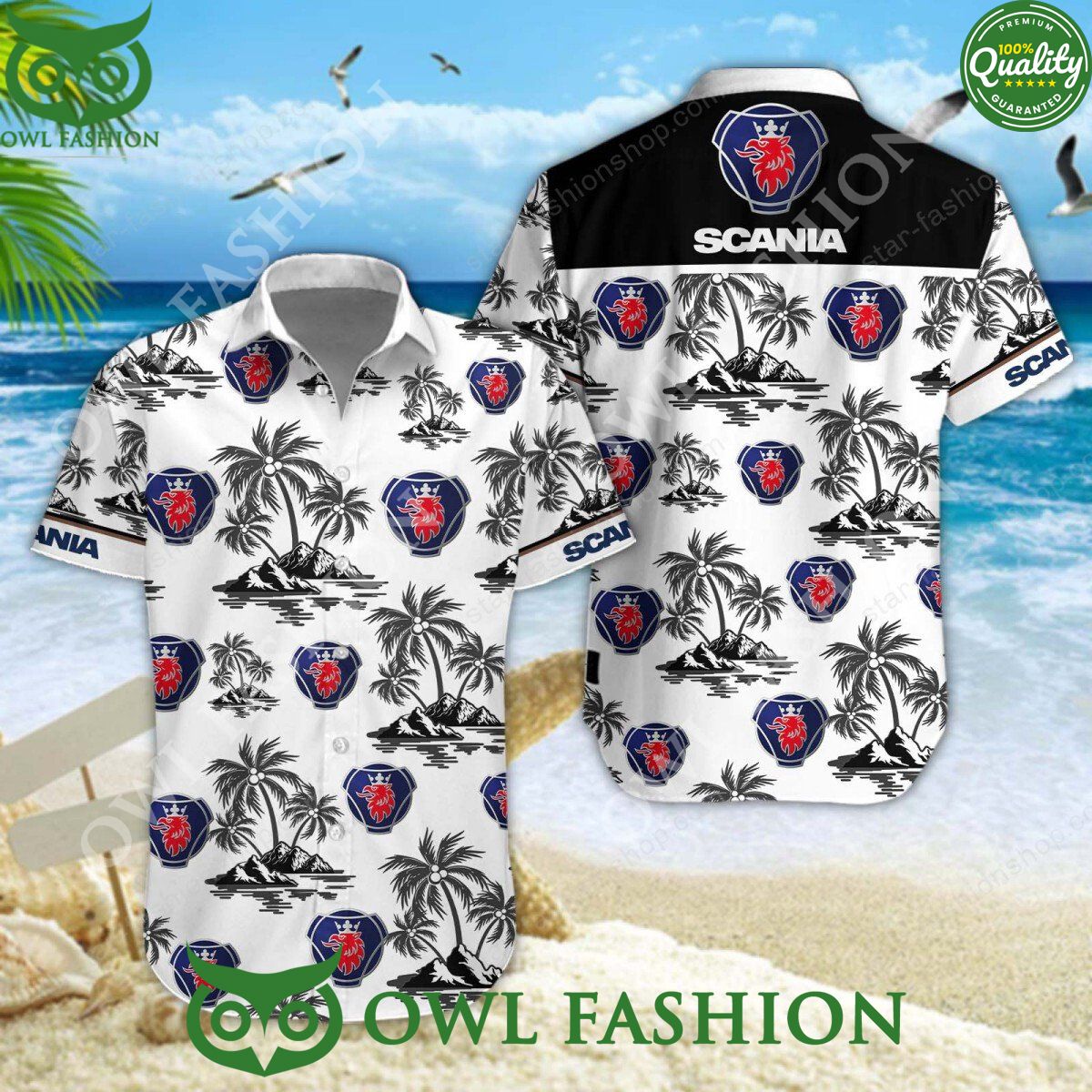 Scania Trending Car Brand 2024 Hawaiian Shirt Shorts You are always amazing