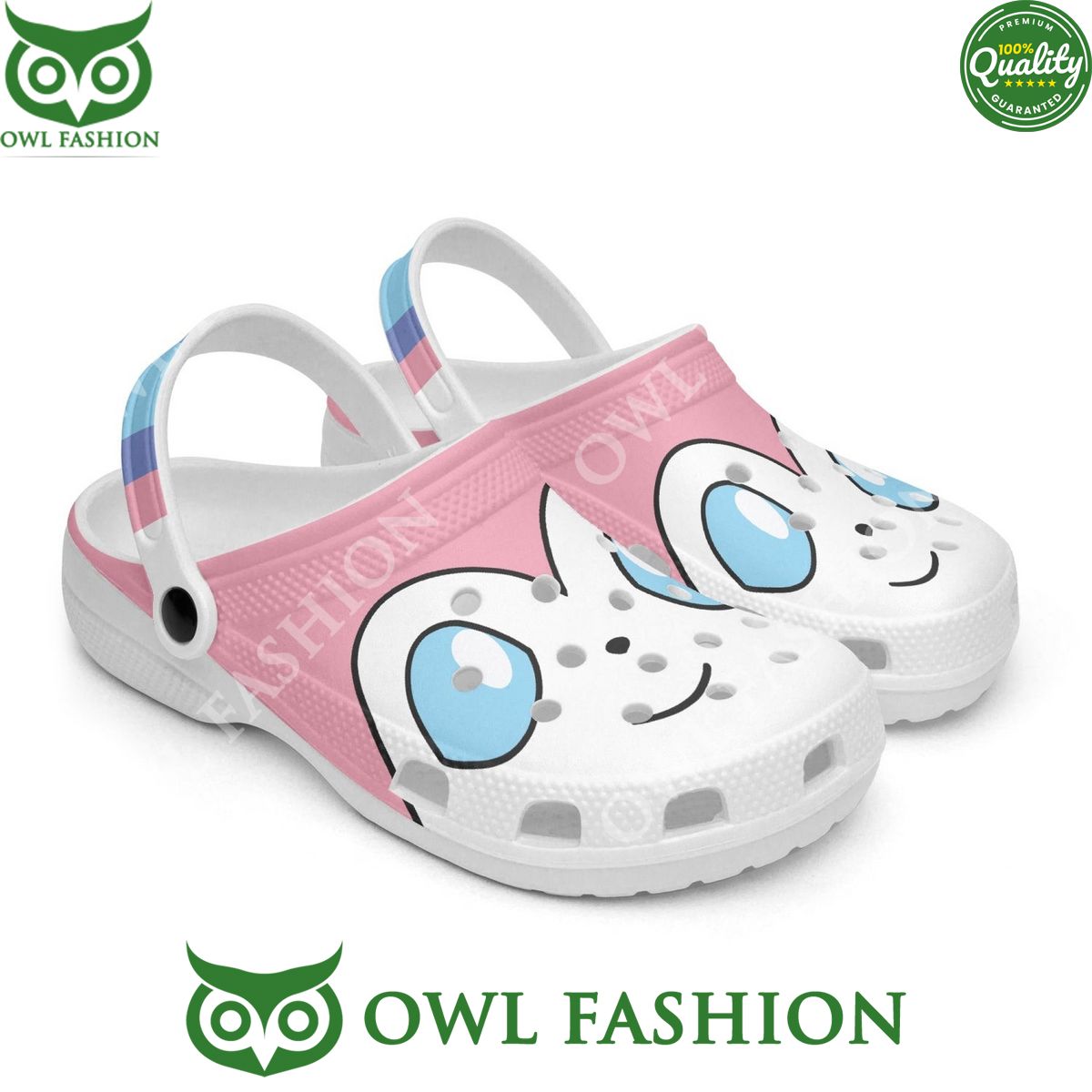 Sylveon Fairy type soothing aura Pokemon Crocs This design is a visual treat.