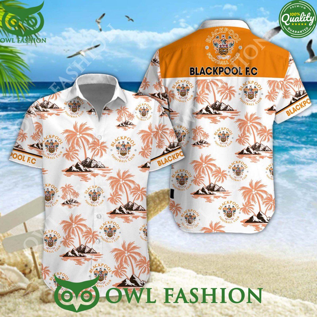 tropical football lancashire blackpool fc league one hawaii shirt 1 4NDZ1.jpg