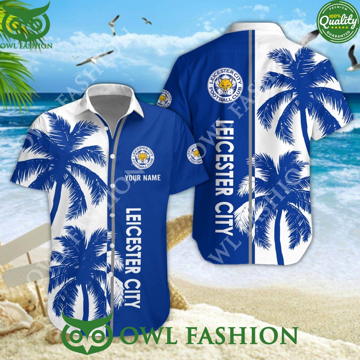 custom name leicester city summer beach blue tropical coconut tree 2024 hawaiian shirt 1 iVOlJ.jpg