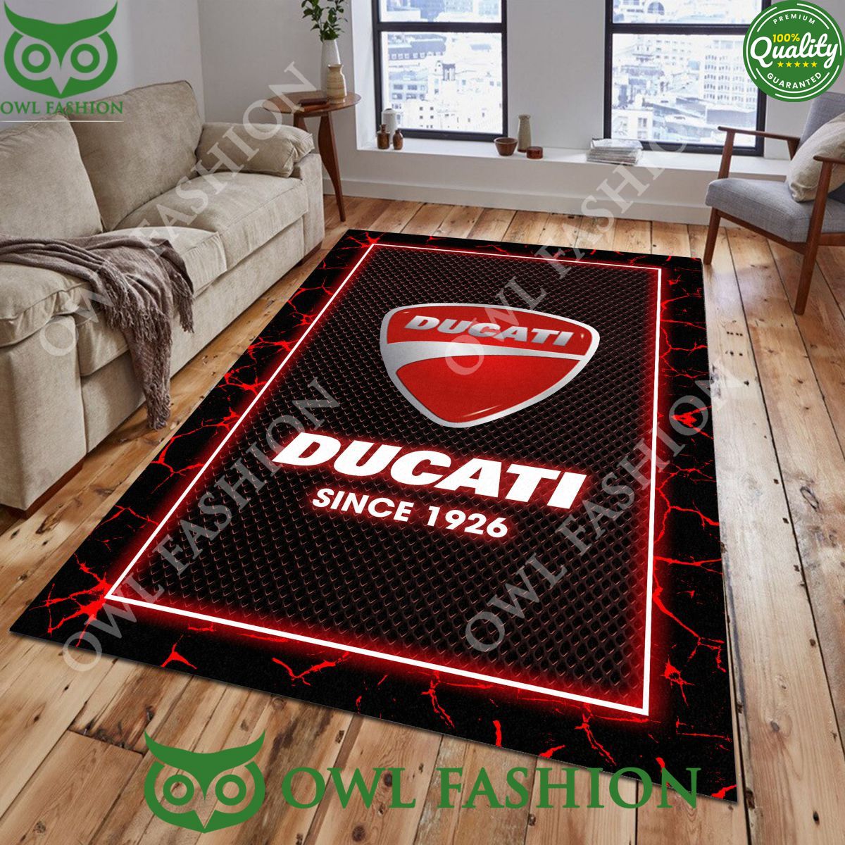Ducati Italian Motor Living Room Custom Color Carpet Rug You look too weak