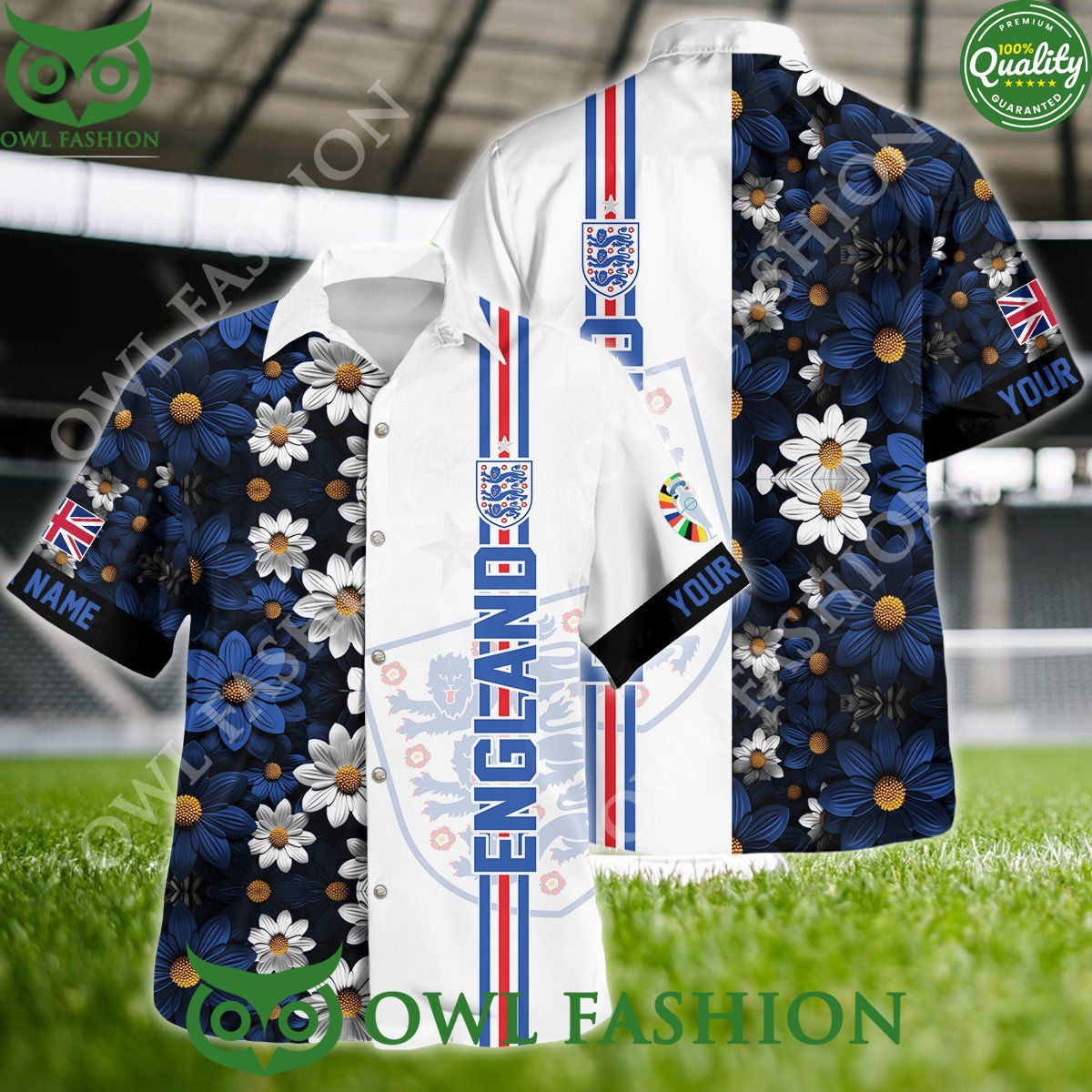 england uefa euro floral flower personalized hawaiian shirt 1 T3rov.jpg