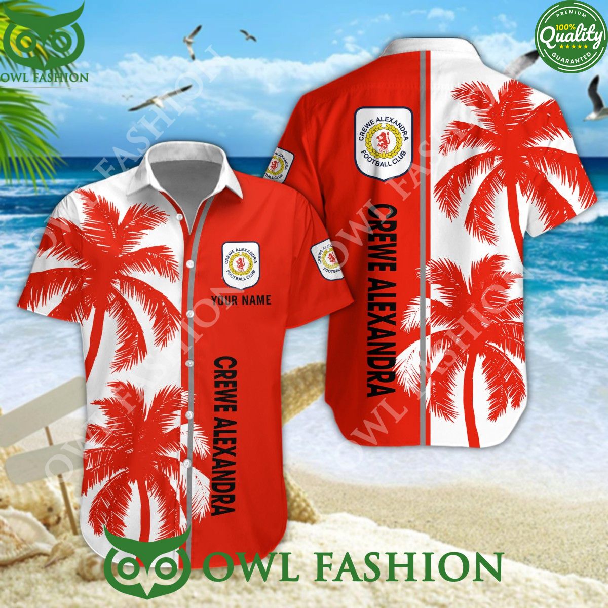 crewe alexandra efl league tropical coconut summer custom name hawaiian shirt 1 pBAKG.jpg