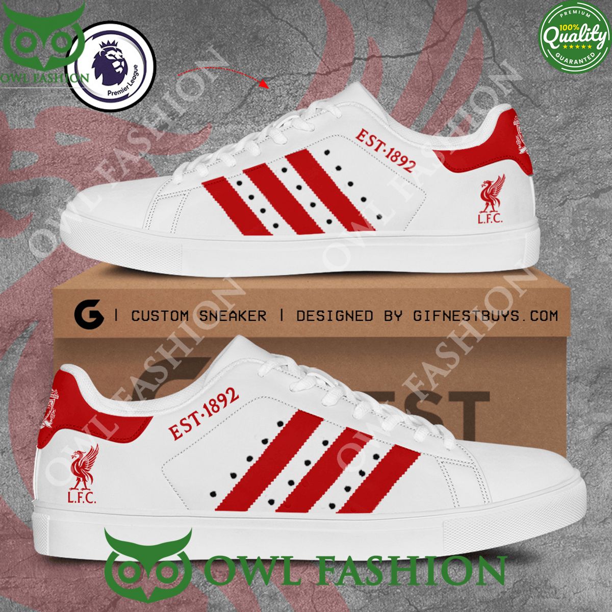 est 1892 liverpool football club lfc stan smith shoes white 1 szcBF.jpg