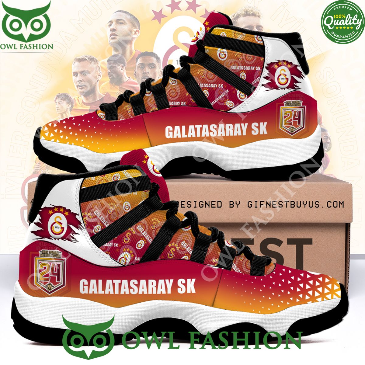 galatasaray s k turkish football champion air jordan 11 sneaker 1 OsW8a.jpg