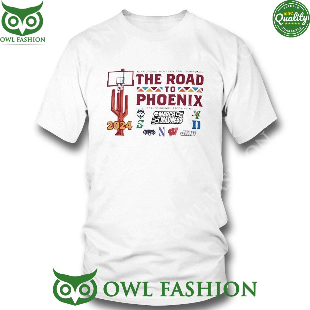 ncaa division i mens basketball the road to phoenix march madness logo tshirt 1 Y4BCy.jpg
