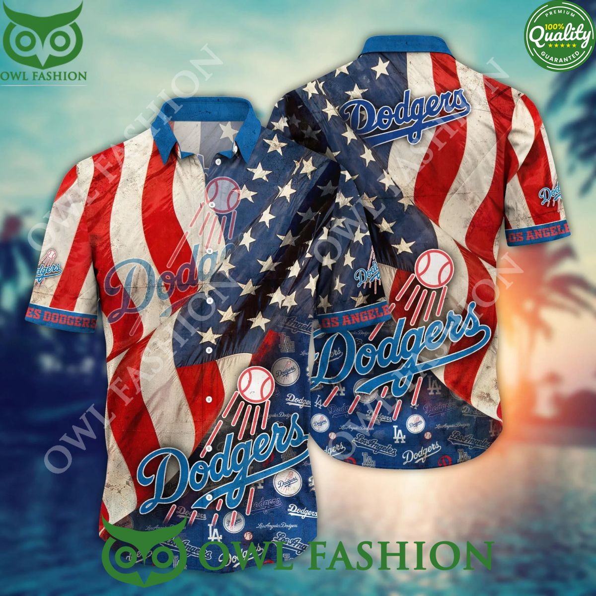 usa flag in summer los angeles dodgers mlb hawaii shirt independence day 1 csgTe.jpg