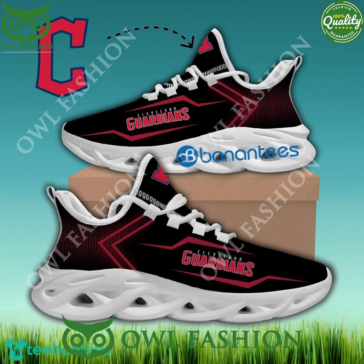 cleveland guardians professional baseball max soul shoes chunky sneaker 1 iPUkq.jpg