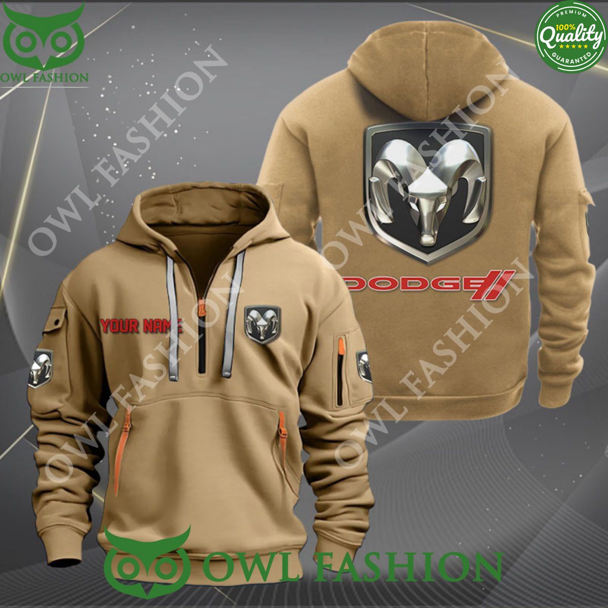 custom name dodge automobile company 2d half zipper hoodie 1 wZZ1c.jpg
