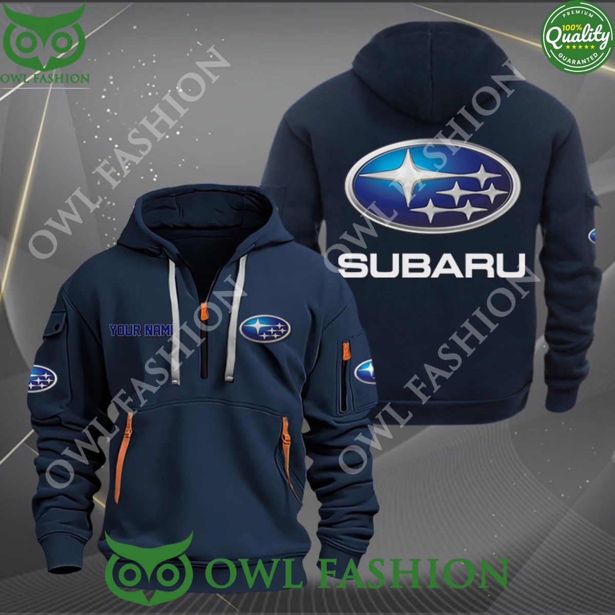 custom name subaru car 2d half zipper hoodie 1 YWv1D.jpg