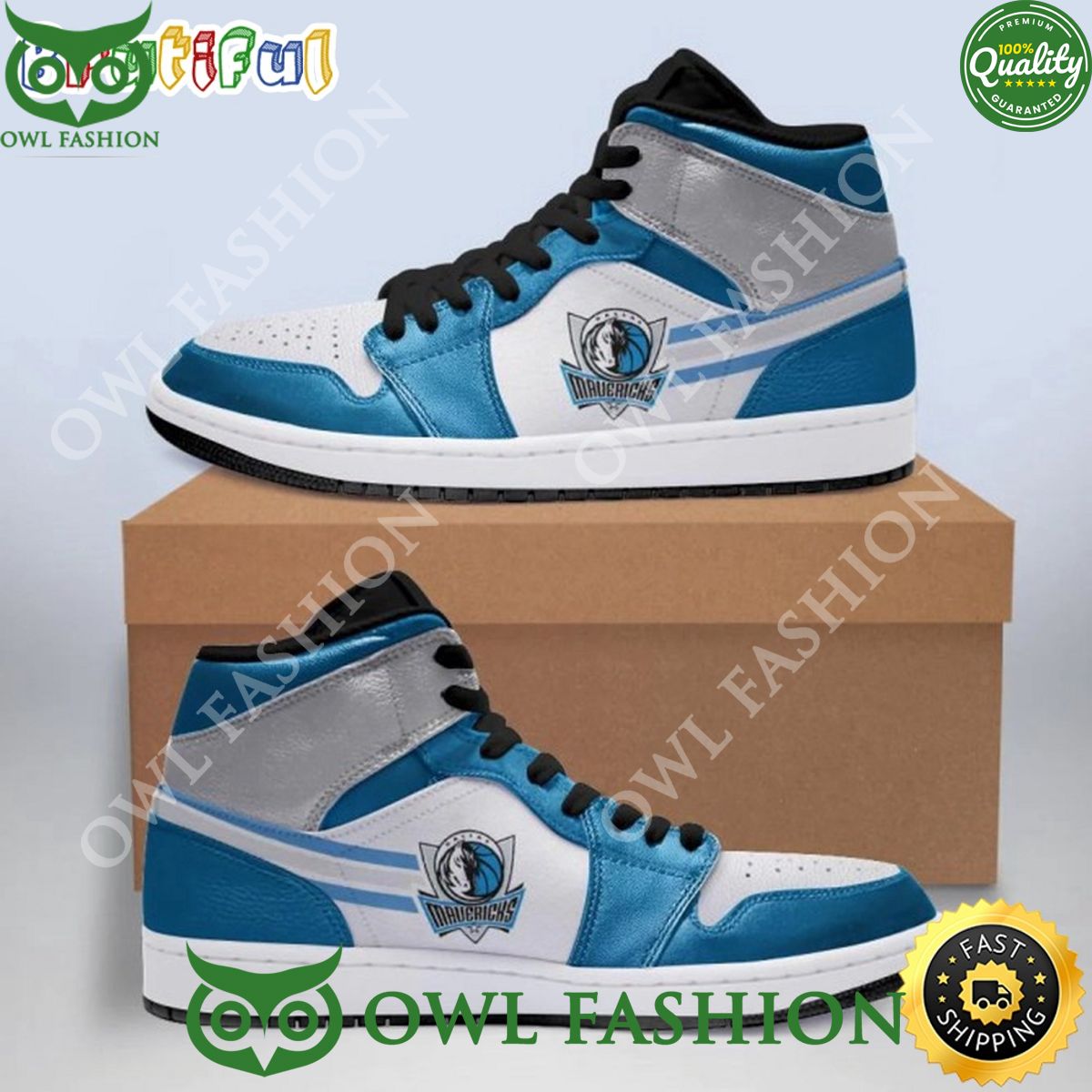 dallas mavericks nba blue white air jordan 1 high shoes 1 Adnge.jpg