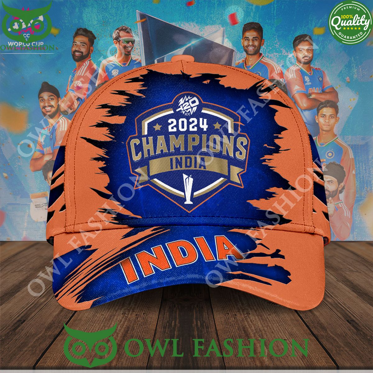 India x ICC mens T20 World Cup 2024 Classic Cap This place looks exotic.