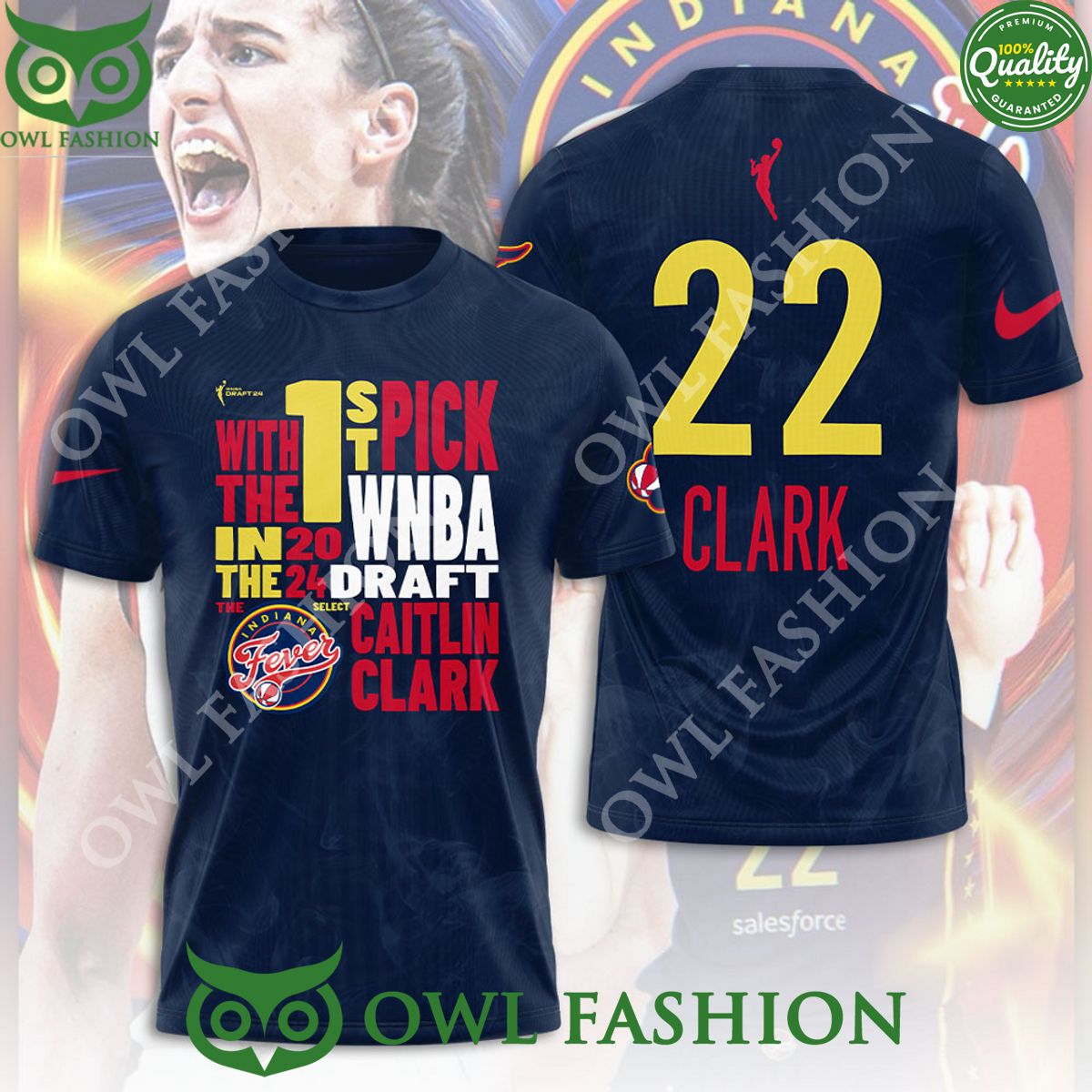 Indiana Fever x Caitlin Clark Wrestler 3D T Shirt Good look mam