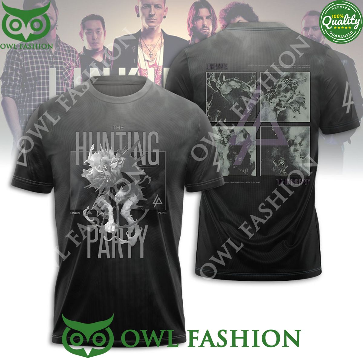 Linkin Park Hunting Party Limited 3D Tshirt Hoodie Best couple on earth