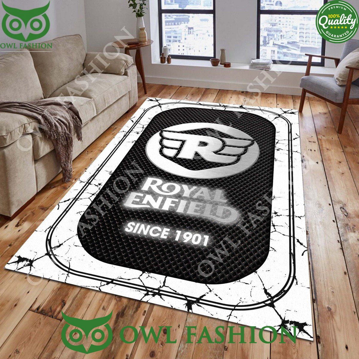 royal enfield 1901 brand logo custom color rug carpet 1 FUB7N.jpg