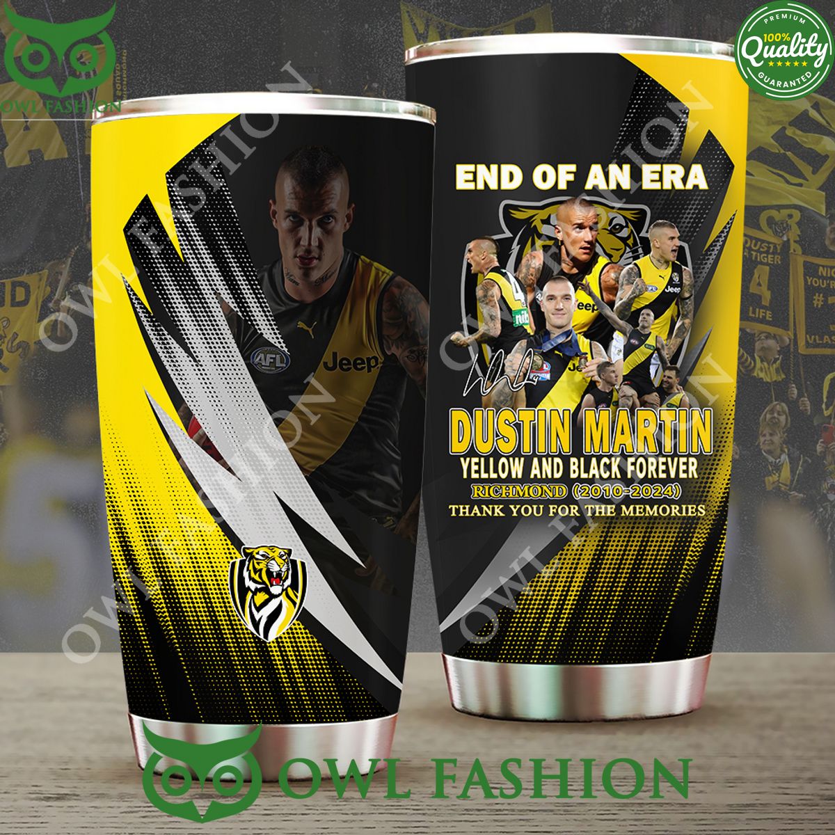 richmond fc dustin martin yellow black forever tumbler cup 1 SgYkl.jpg