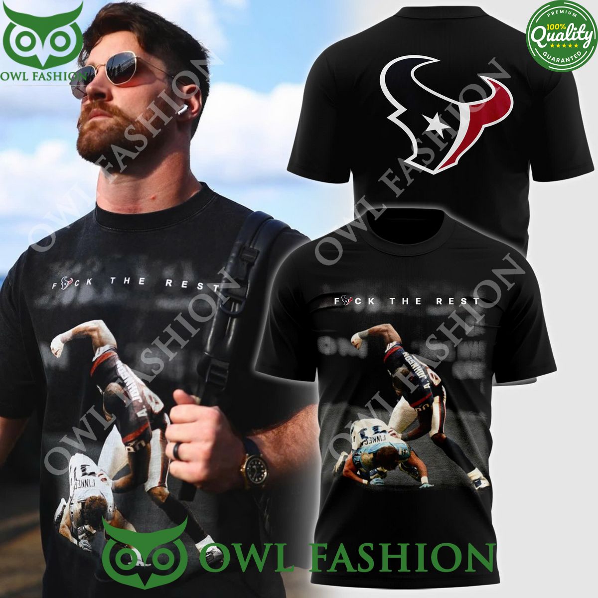 Houston Texans Dalton Schultz Fuck the rest T shirt Elegant and sober Pic