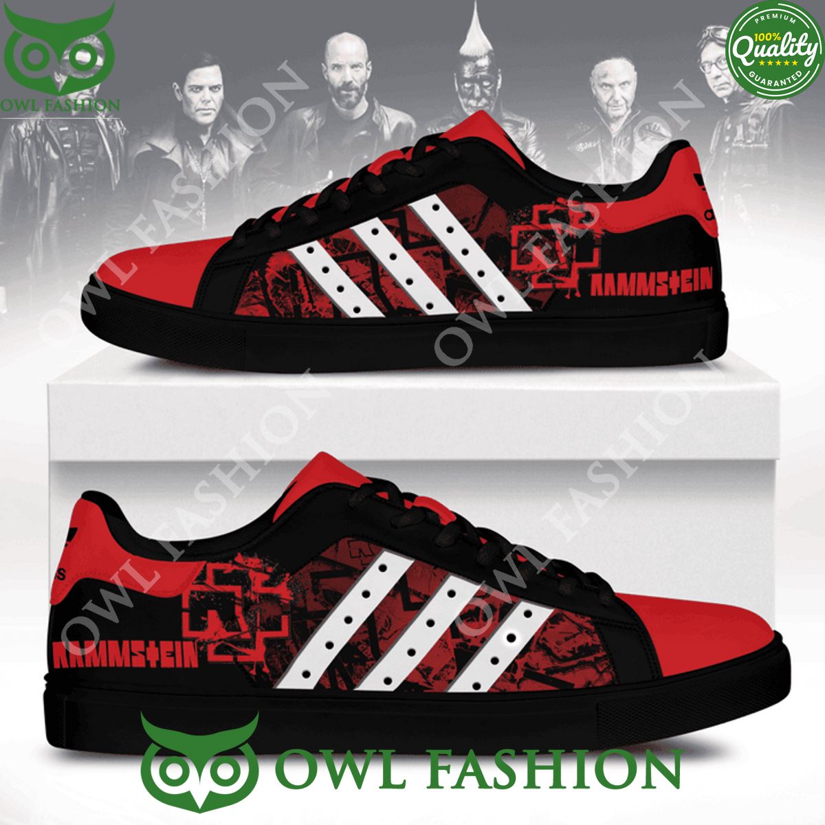 limited edition red rammstein lichtspielhaus 2003 stan smith shoes 1 2fv9H.jpg