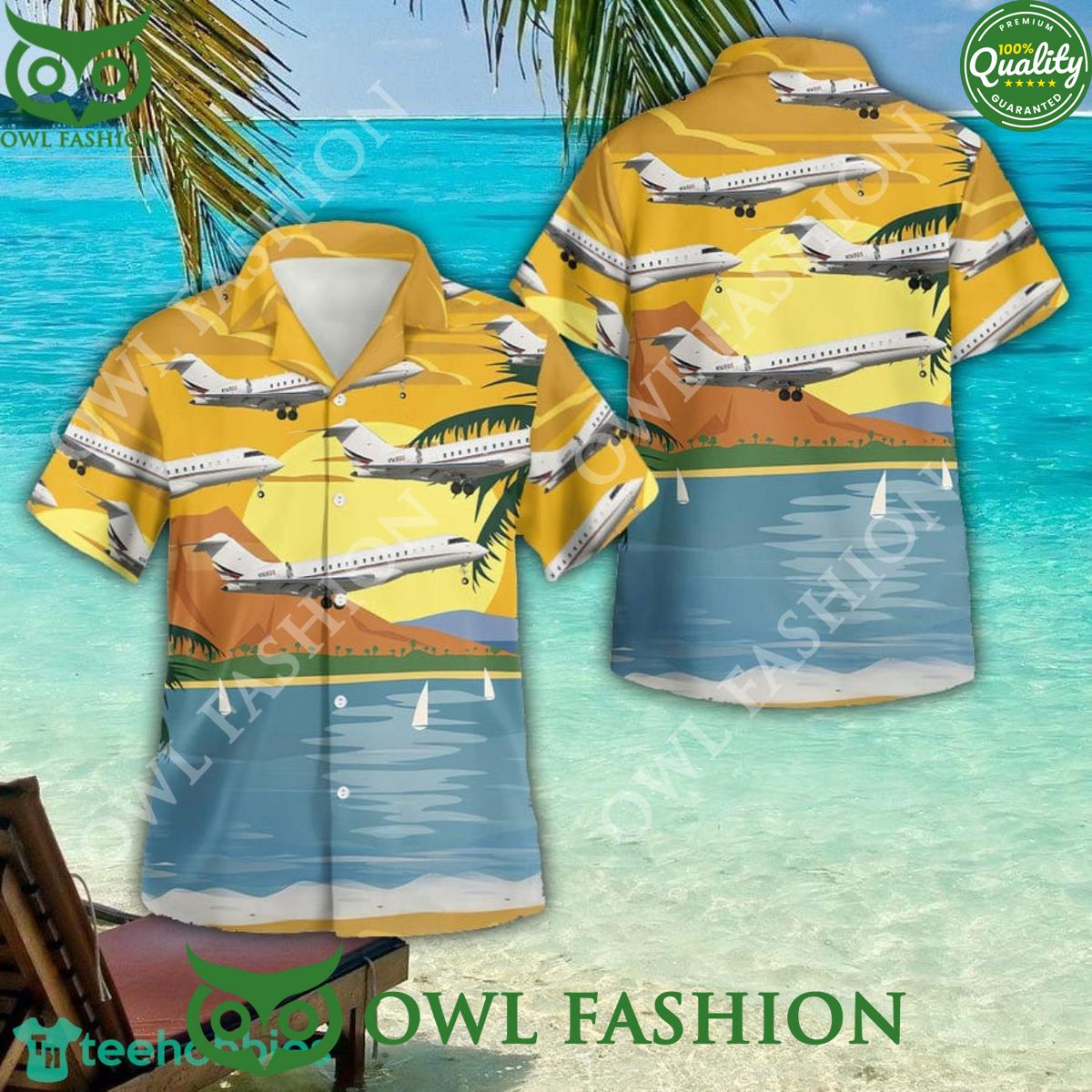 netjets aviation bombardier bd 100 3d hawaiian shirt 1 Qz1fj.jpg