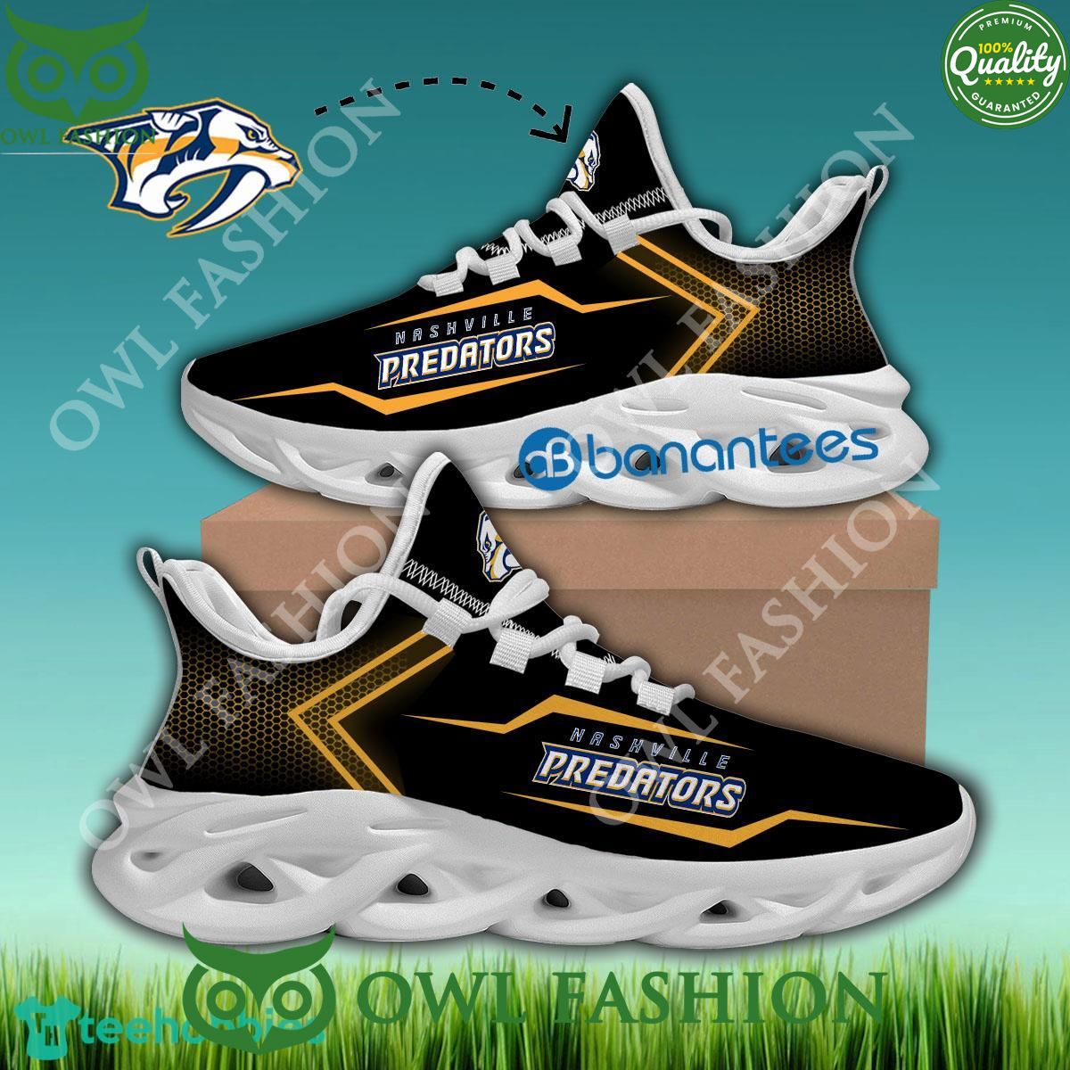 Nashville Predators NHL Chunky Sneaker Propel Max Soul Shoes Nice photo dude