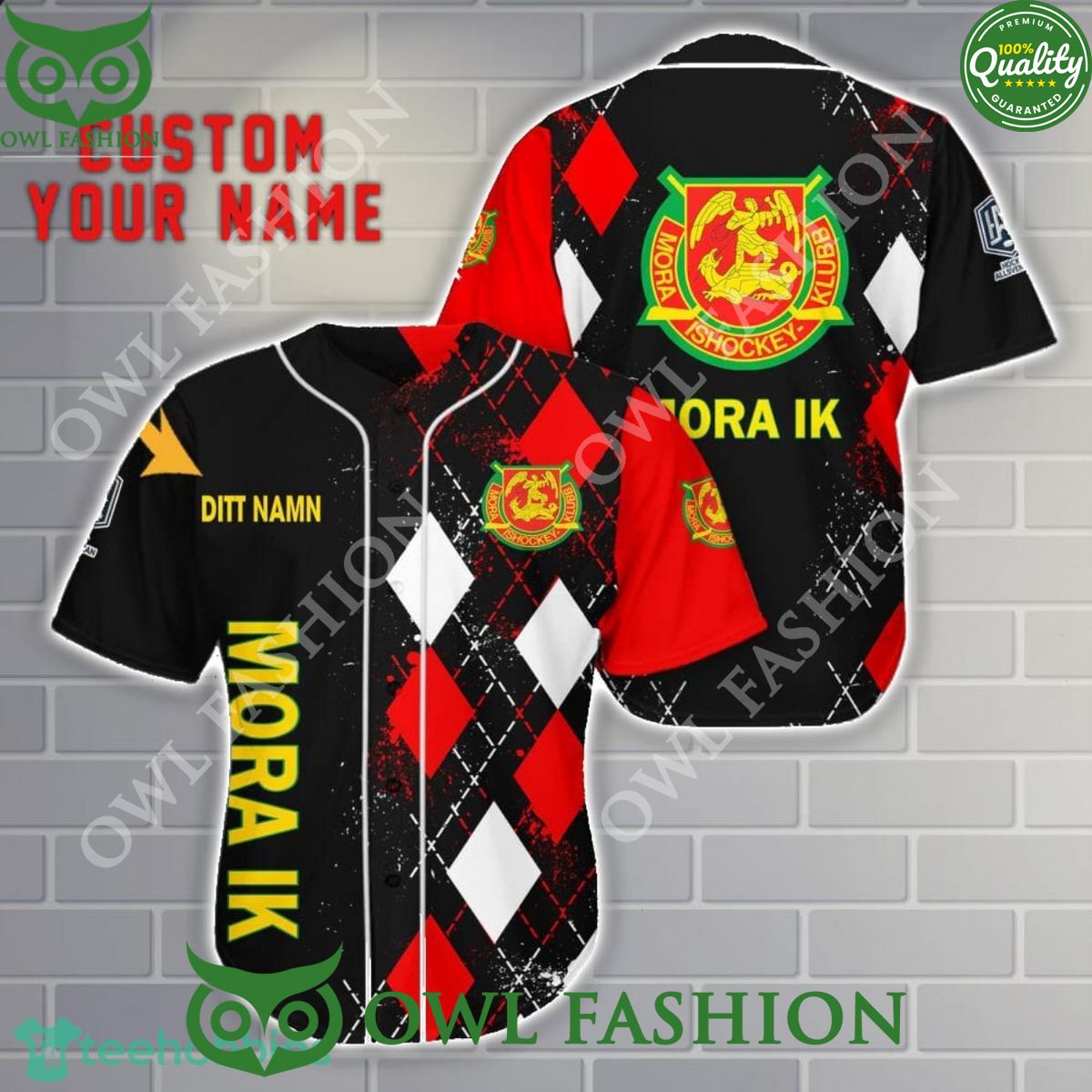 Personalized Mora IK Red 3D Baseball Jersey Shirt My friends!