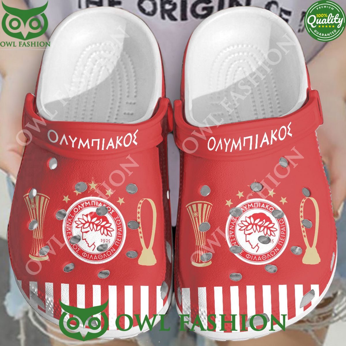 Greek professional football Olympiacos FC Crocs She has grown up know