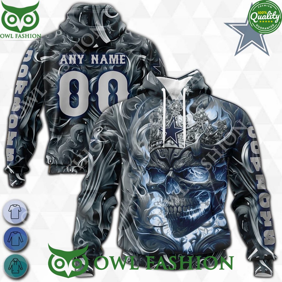 skull with crown blue dallas cowboys nfl custom name number limited edition hoodies 1 p0CQZ.jpg