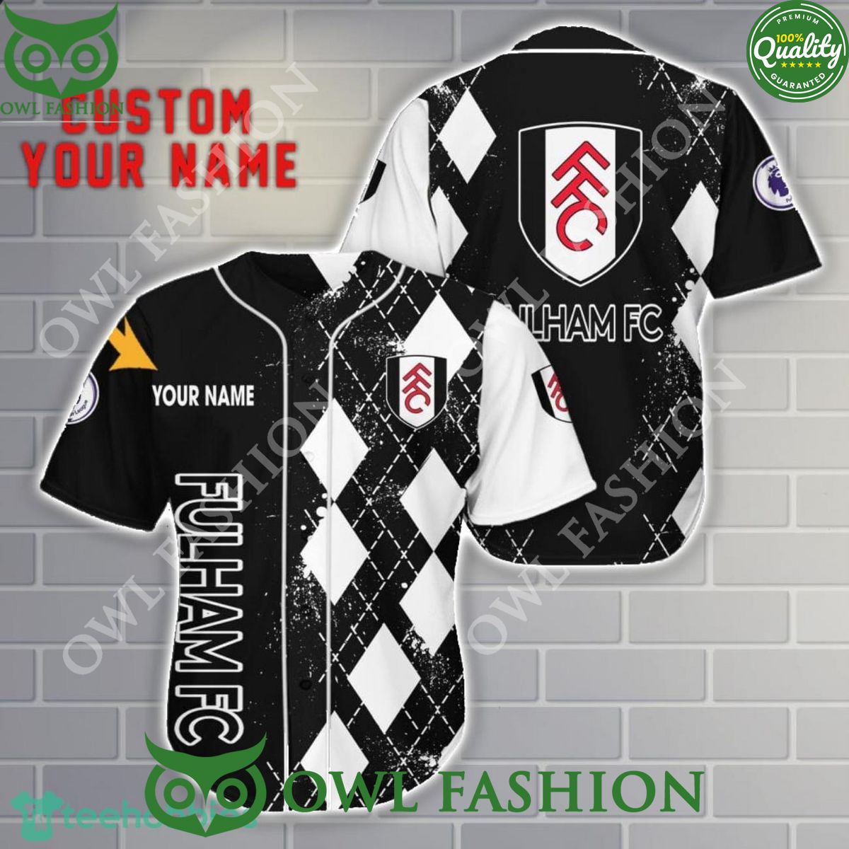 personalized fulham fc 3d black and white baseball jersey shirt 1 WBM98.jpg