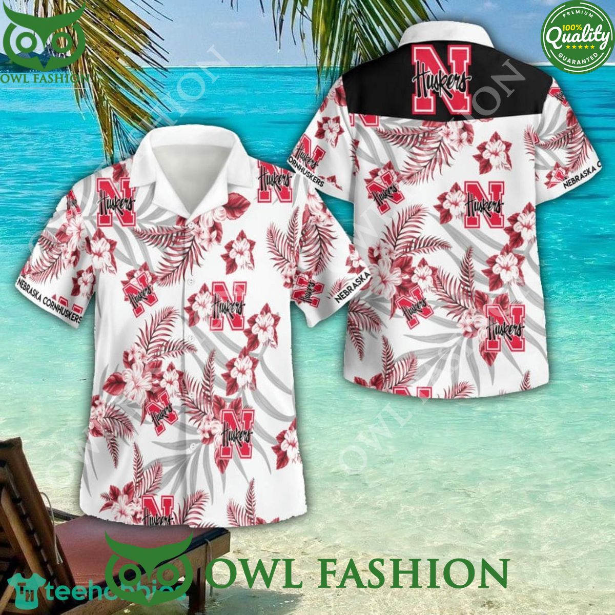 nebraska cornhuskers football 3d button hawaiian shirt 1 pJRkn.jpg