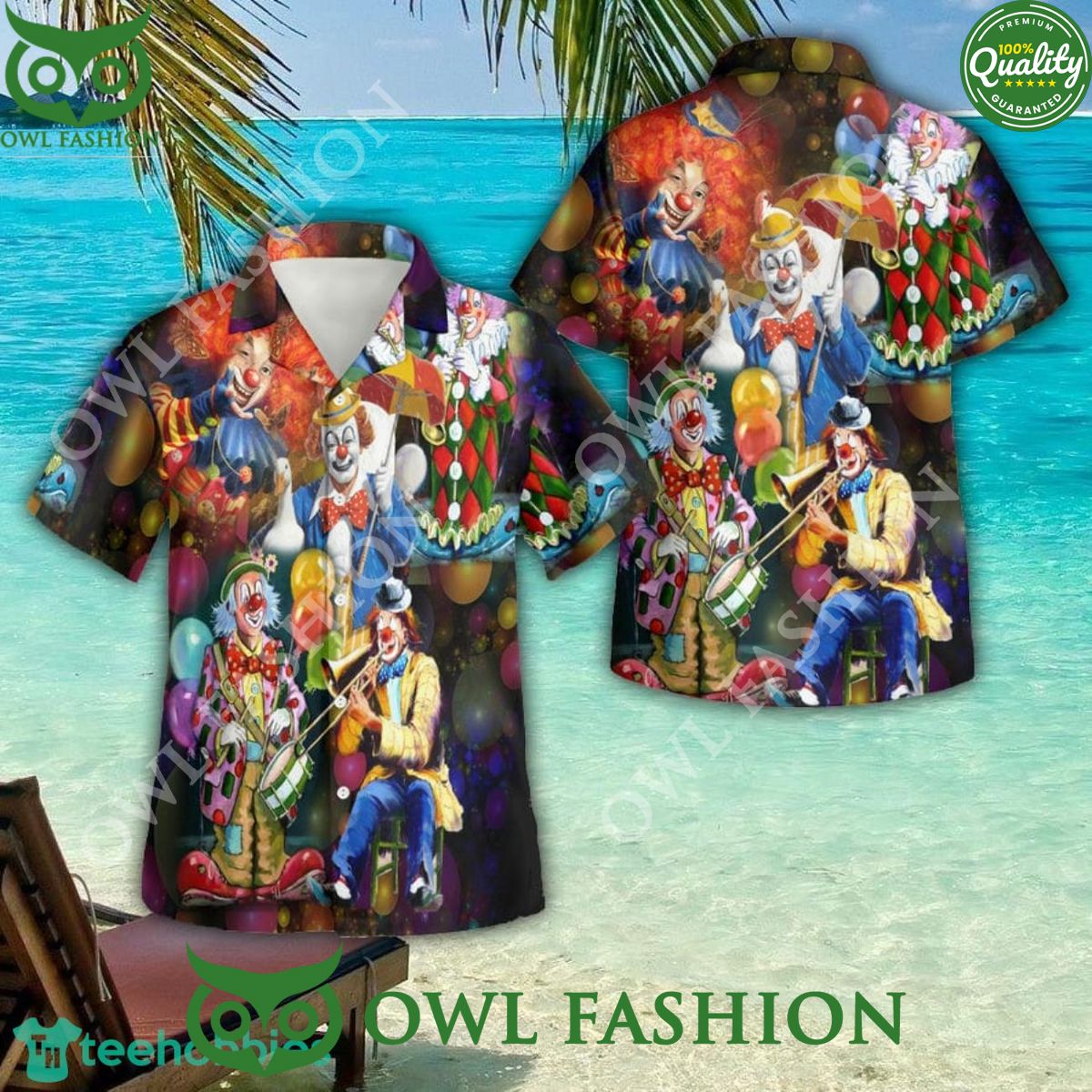 more clown less frownin for summer 3d button hawaiian shirt 1 hjEJO.jpg