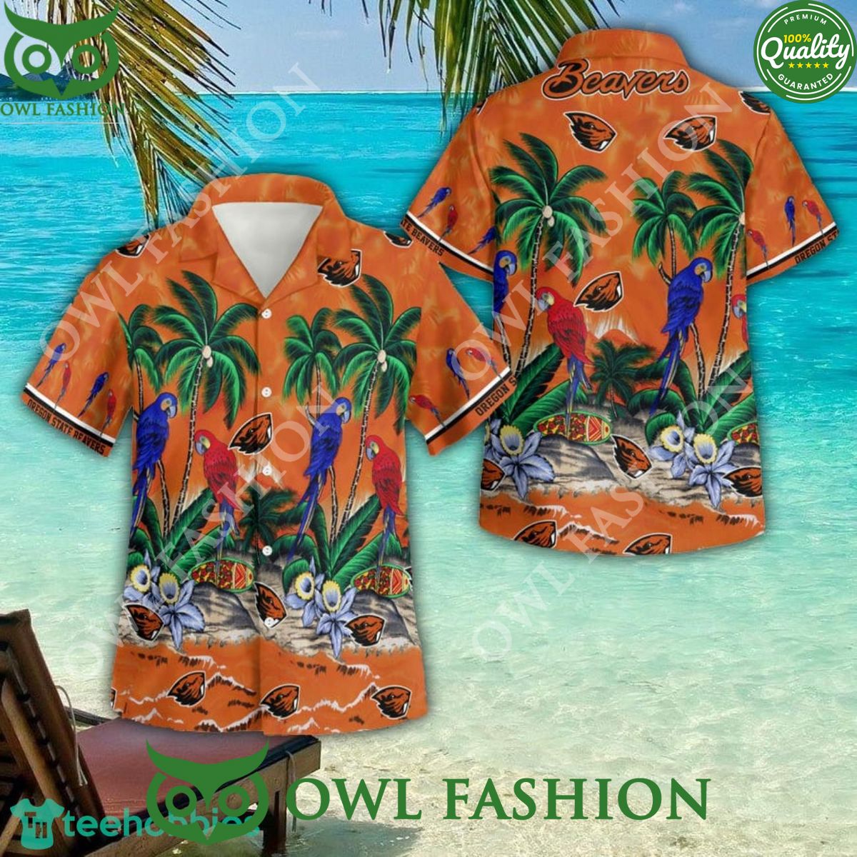 ncaa oregon state beavers parrot 3d button hawaiian shirt 1 DZDcF.jpg