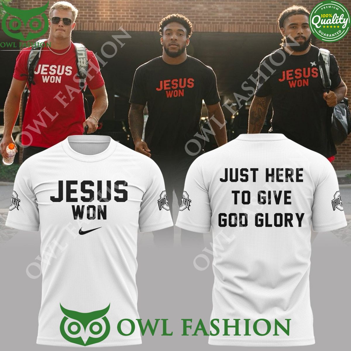 ohio state buckeyes just here to give god glory jesus won white t shirt 1 7CkuV.jpg